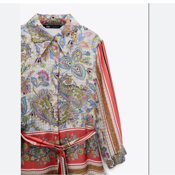 Zara NWT printed dress - Picture 6 of 6